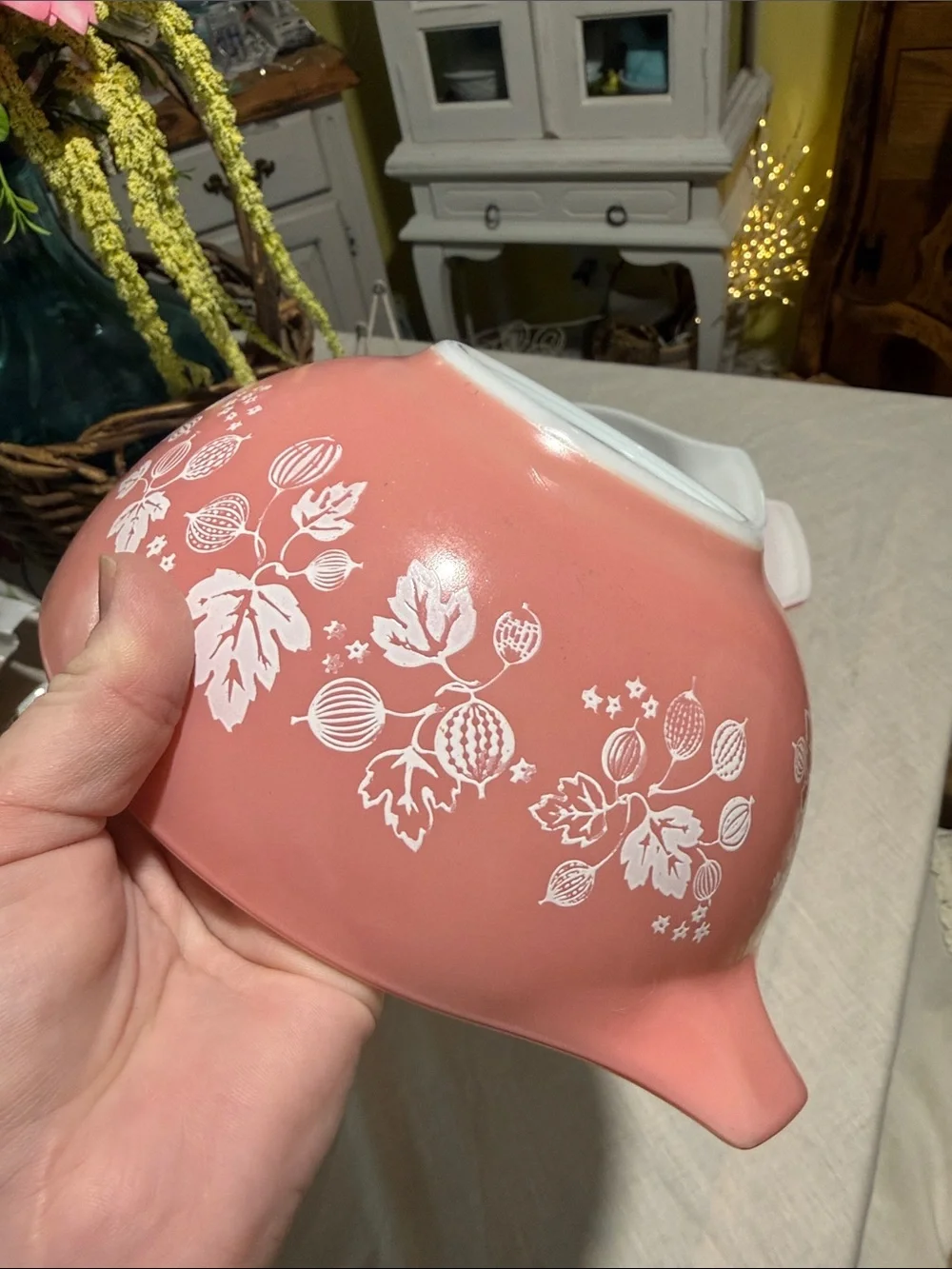 PYREX Pink Gooseberry Cinderella Mixing Bowls Set